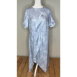 NWT UNIQUE21 Short Sleeve Floral Midi Dress Size 8